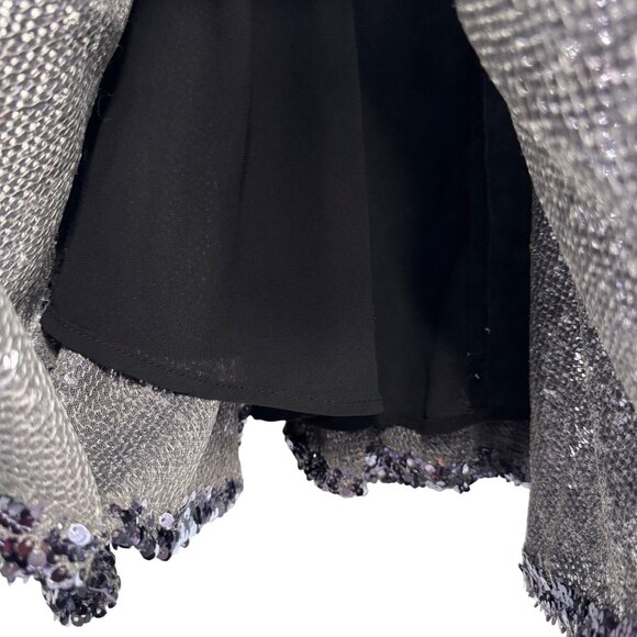 Sunday In Brooklyn Whimsigoth‎ Fairy Grunge Full Sequin Dress Bow Back Detail XS - Picture 7 of 15